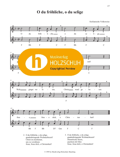 O du fröhliche, o du selige